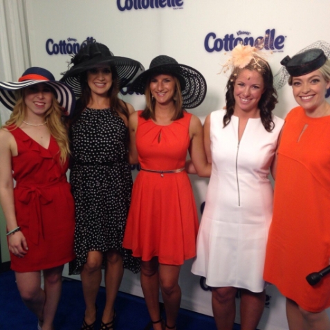 Our Cottonelle correspondents dressed to impress. Photo c/o Suburban Turmoil.
